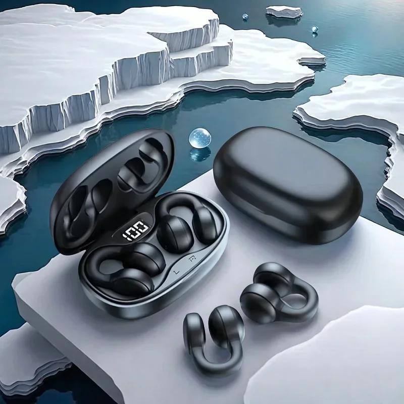 Xiaomi Wireless Bone Conduction Headphones Bluetooth Earphones Waterproof Sports Earbuds Earring Ear Hook With Mic Headset