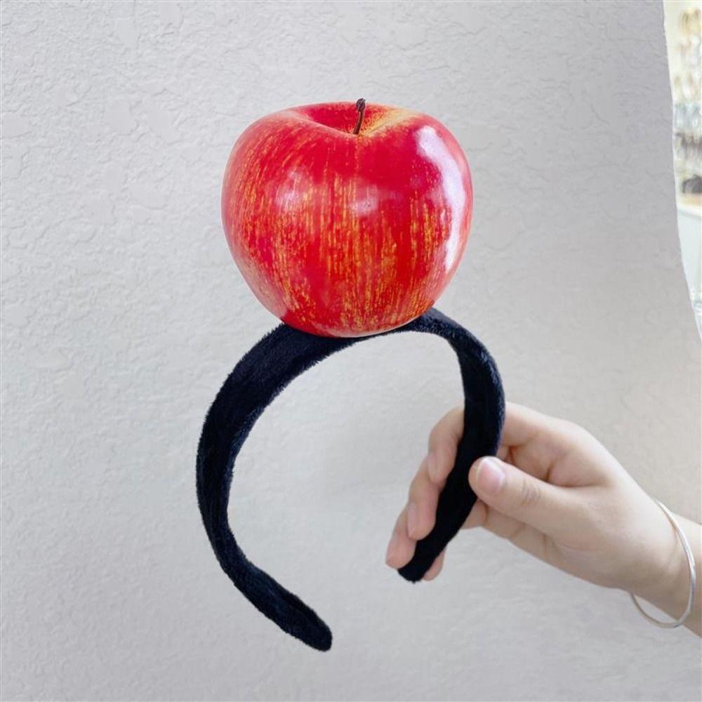 Морковная повязка на голову, овощной обруч для волос, мультяшные забавные резинки для волос, новые фруктовые повязки на голову