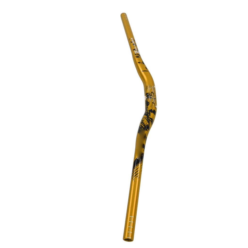 Руль для велосипеда Wheel Track, замена, алюминиевый сплав, подъемный руль, диаметр крепления 31,8 мм, желтый