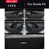 Для Honda Fit 2014-2026 Автомобильные наклейки-защита на двери от пинков пленка из углеродного волокна устойчивая к царапинам аксессуары для интерьера