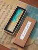 20cm Creative Crystal Paperweight: Calligraphy & Stone-Inspired Ruler