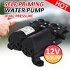 Dual Electric Motor 5.5LPM 105PSI High Pressure Self Pressure Diaphragm Water Pump for Garden Carajan Sea Pump 12v