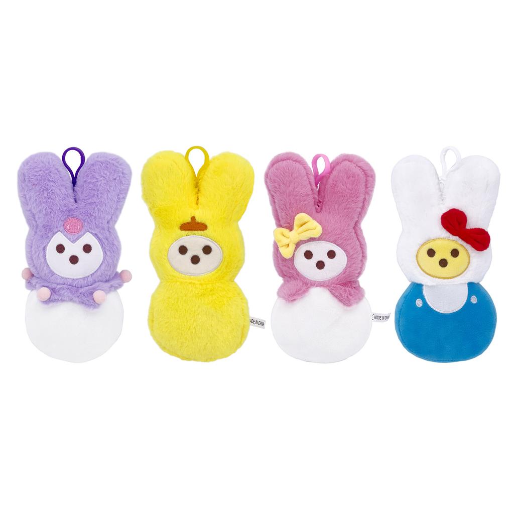 Peeps Easter Bunny Plush Toy New Hot Cute Anime Soft Stuffed Animal Gift 6 Inch 4pcs