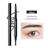 Jianmei Chuangyan Dual-Head Triangle Eyebrow Pencil - Ultra-Fine, Waterproof, Sweatproof, Natural, Long-Lasting.