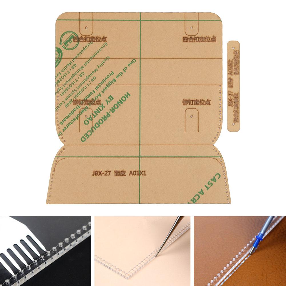 JBX-27 Шаблон сумки для ручек Ручка для детей и студентов Прозрачный акриловый узор