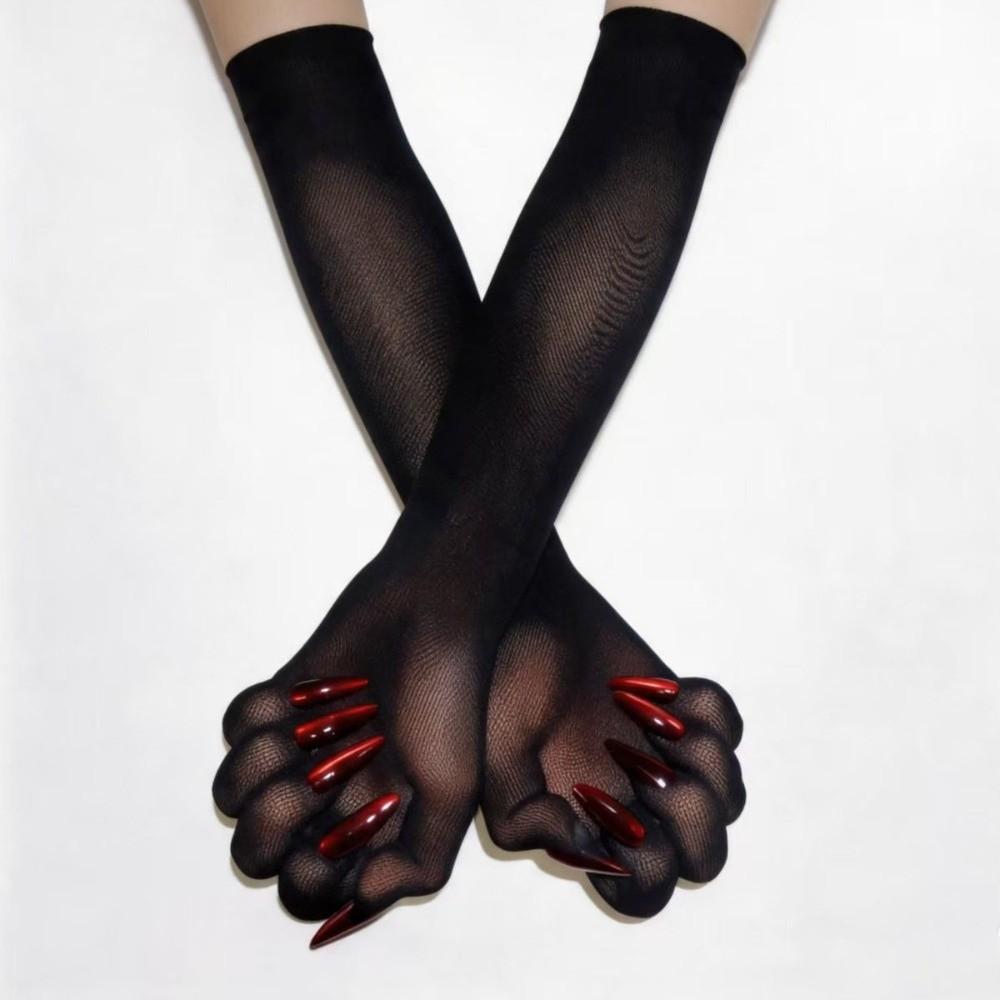 Lightweight Halloween Dress Gloves Breathable Ultra-Thin Gloves New Cosplay Gloves Bridal