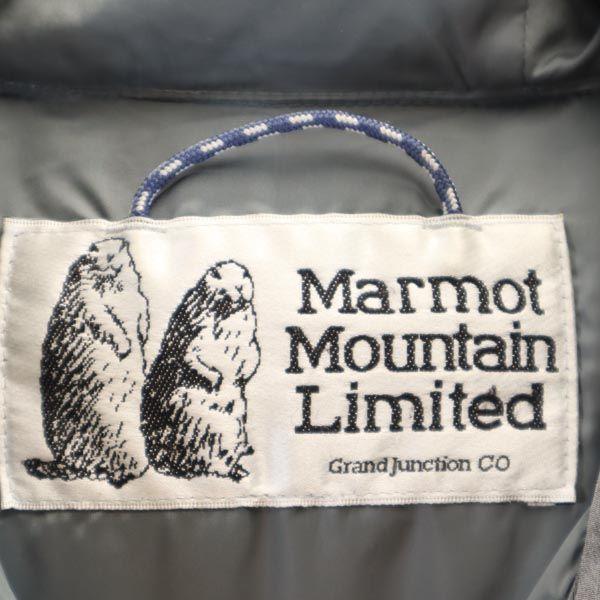Marmot Пуховик для улицы S Серый Логотип Еды Женский Б/У