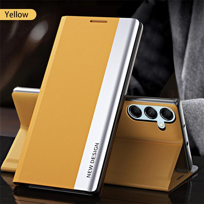 Leather Flip Case for Samsung Galaxy A55 A16 5G A35 A25 A15 A73 A53 A33 A13 Cases for Samsung A54 A34 A14 A52 A56 A36 A26 Cover