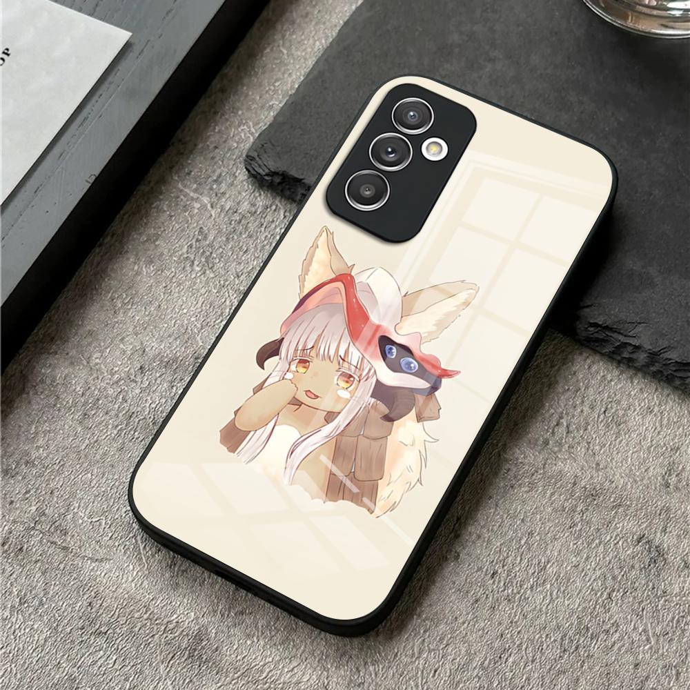 Чехол для телефона Аниме Made In Abyss Для S25 Ultra Samsung S26 S23 S24 Plus S22 S20 S21 Fe A54 A34 A53 A16 Стеклянная крышка