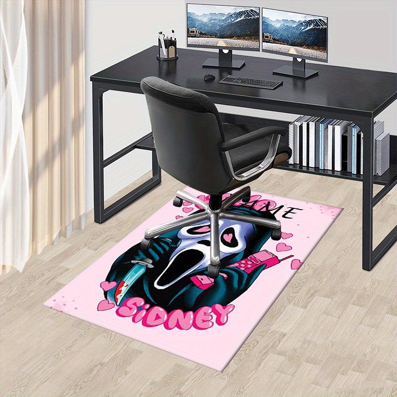 Ghost Face Office Carpet Soft Polyester Entrance Carpet Washable Non slip Machine Washable Indoor Ca