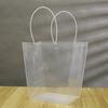 Transparent Flower Gift Packing Box Plastic Clear Tote Bag Large Capacity Hand Gift Bag