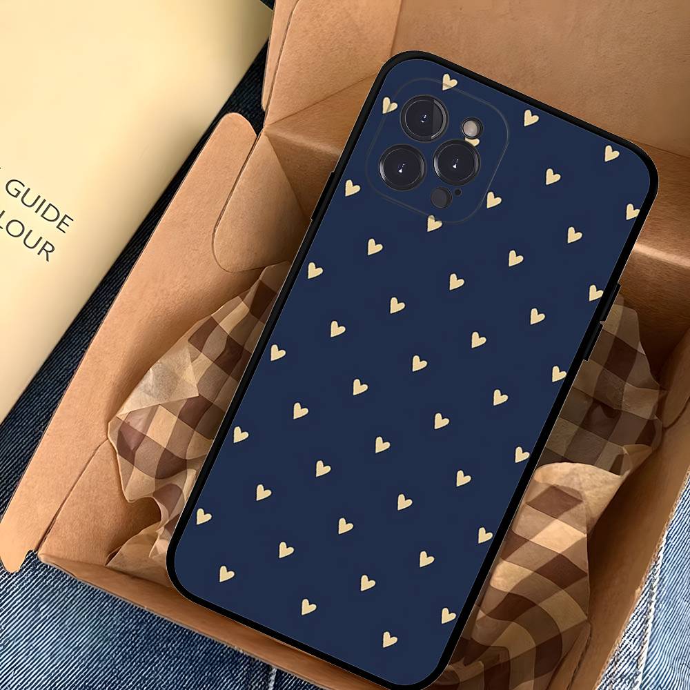 Милый Чехол-Сердечко для IPhone 17 Pro Max Air Задняя Крышка 16 15 14 13 12 11 Pro Max Чехол
