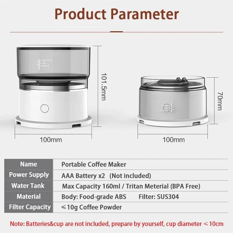 outdoor travel camping manual drip coffee machine gift Hot mini American coffee machine