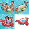 Детская водная лодка 1 шт. мультфильм рак надувной водонепроницаемый плавающий сидячий круг водные игрушки для бассейна