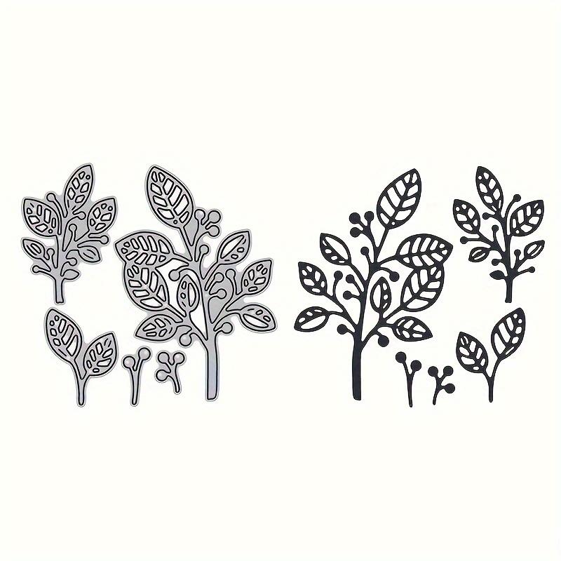 Leaves Die Cuts for Card Making, Metal Cutting Dies, Metal Die Cutting Mold, Scrapbooking Dies, DIY Etched Embossing Stencil for Crafts