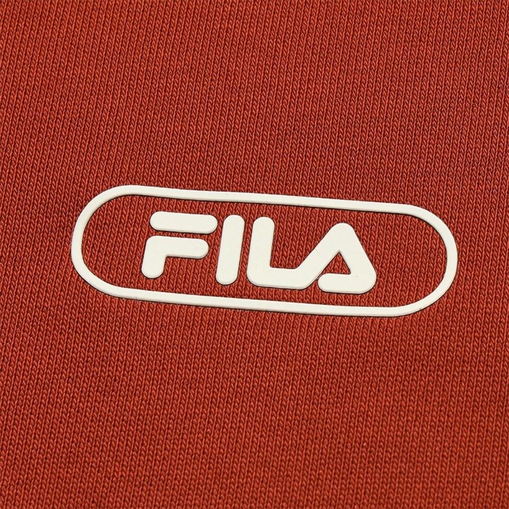 Fila Оригинальный Модный Тренд Повседневный Классический Универсальный Удобный Свободный Пуловер Толстовка с Круглым Вырезом Мужская толстовка Водно-Красный F11M549221FRD