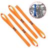 2/4pcs Motorcycle Tie Down Luggage Bandage Soft Straps Towing Ropes For Car Motorbike Hauling Belt Loops Band Tensioning Belts