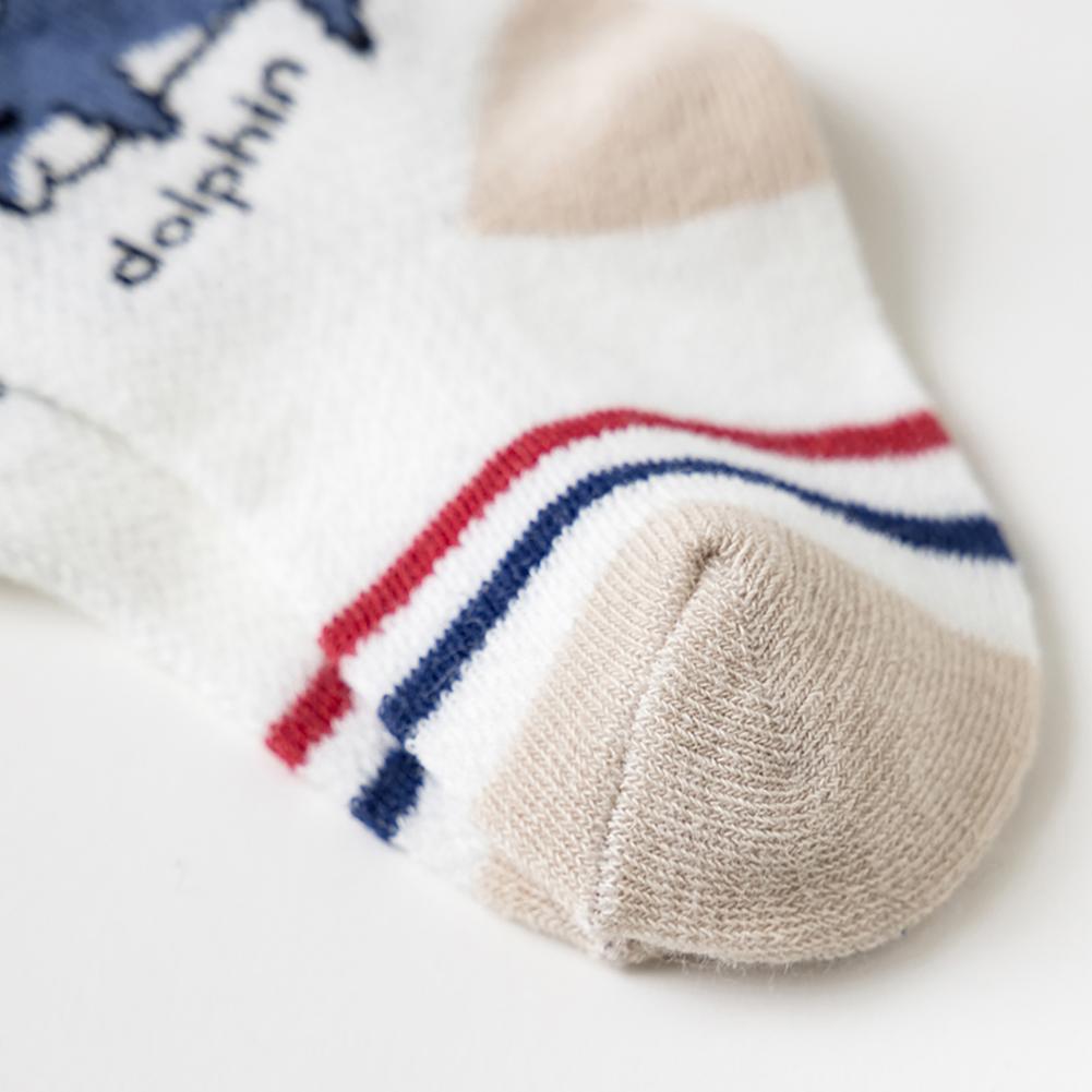 5 пар носков для маленьких мальчиков и девочек, милые хлопковые носки, мягкие дышащие детские полосатые клетчатые носки с героями мультфильмов, детские носки для малышей, От 1 до 8 лет