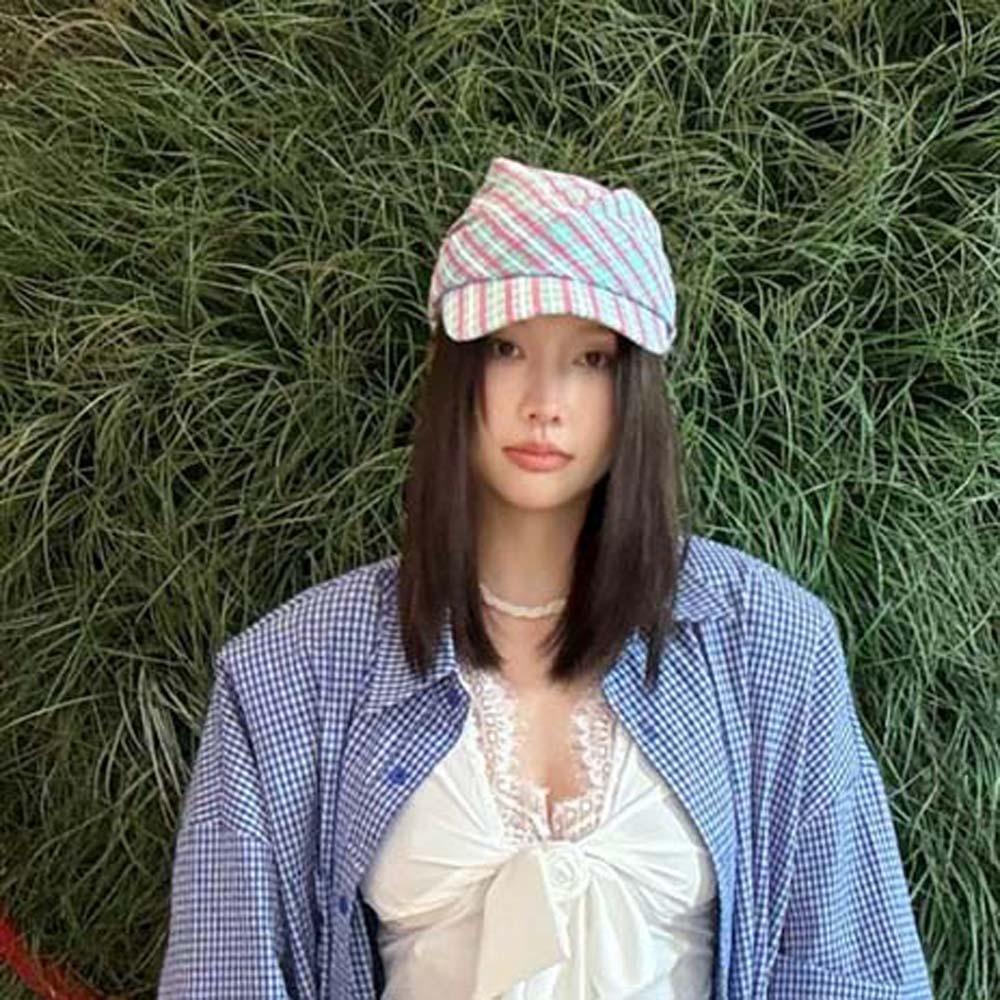 Korean Style Scarf Peaked Cap Dopamine Strappy Bandana Cap Cycling Headscarf Baseball Hat Camping