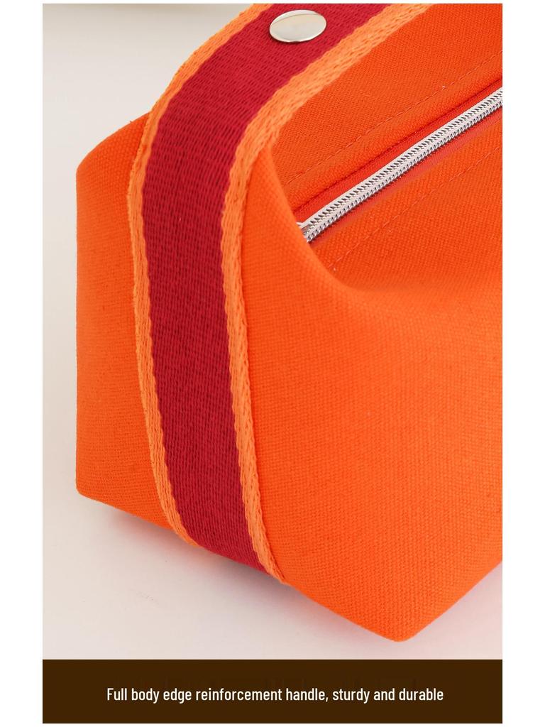 H Дом Холщовая Дорожная Косметичка и Сумка для Макияжа: Портативная женская сумка-ланчбокс и косметичка