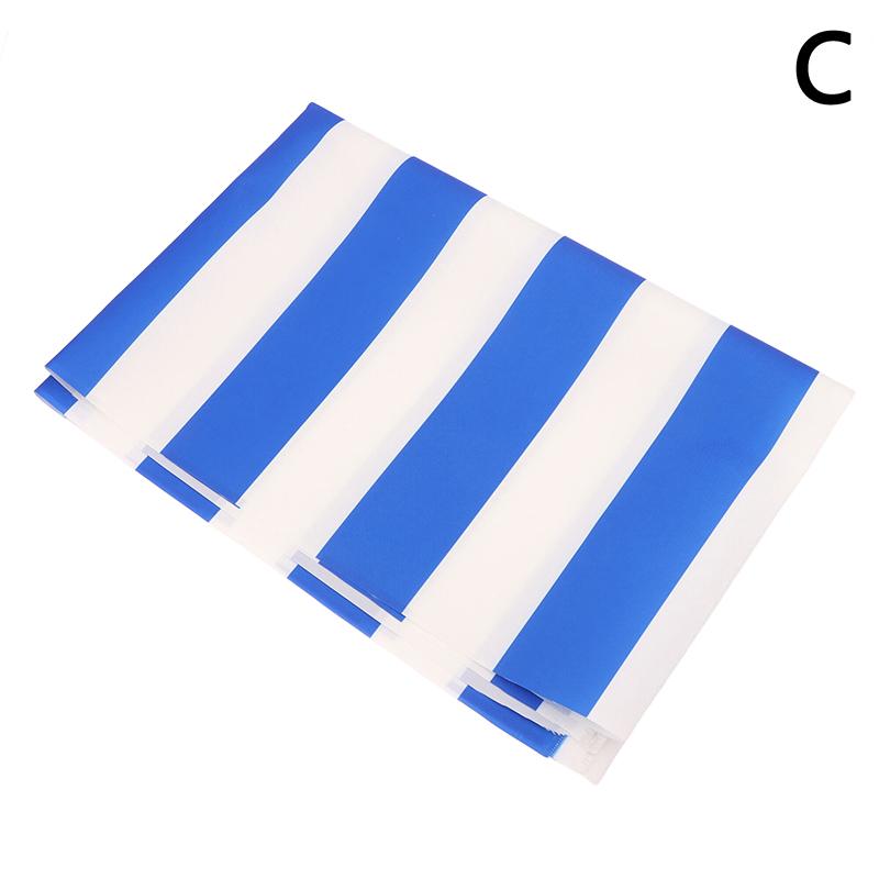 420D Striped Print Oxford Fabric Waterproof Fabric Canopy Tent Umbrella Cloth Pu Coated 50X150Cm Sunshade