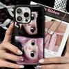 Japanese Korean Minimalist Ins Doll Dark Girl Drop Glue Phone Case for iPhone 17 AIR 16 15 14 13 12 11 PRO MAX PLUS Y2K Cover