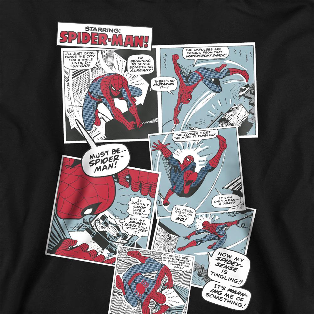 Spider-Man Childrens/Kids Panel Collage Hoodie