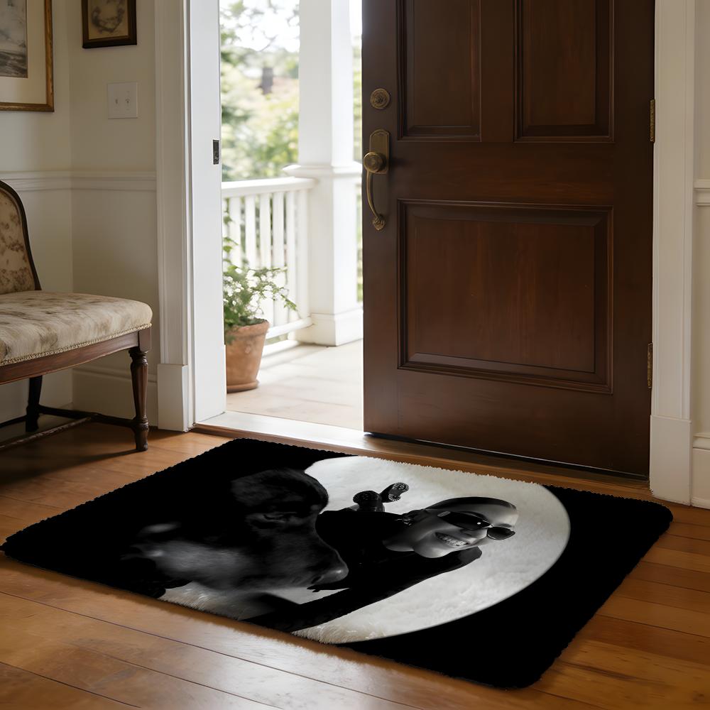 Floor Mat Soft Flannel Rug Non Slip Absorbent Mat for Bathroom Bedroom Home Decor Singer O Olivia Dean