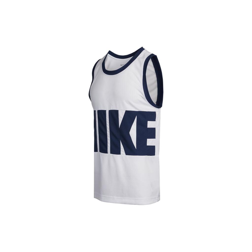 Nike Colorblock Letter Logo Basketball Tank Top Men Tops White DA1042-100