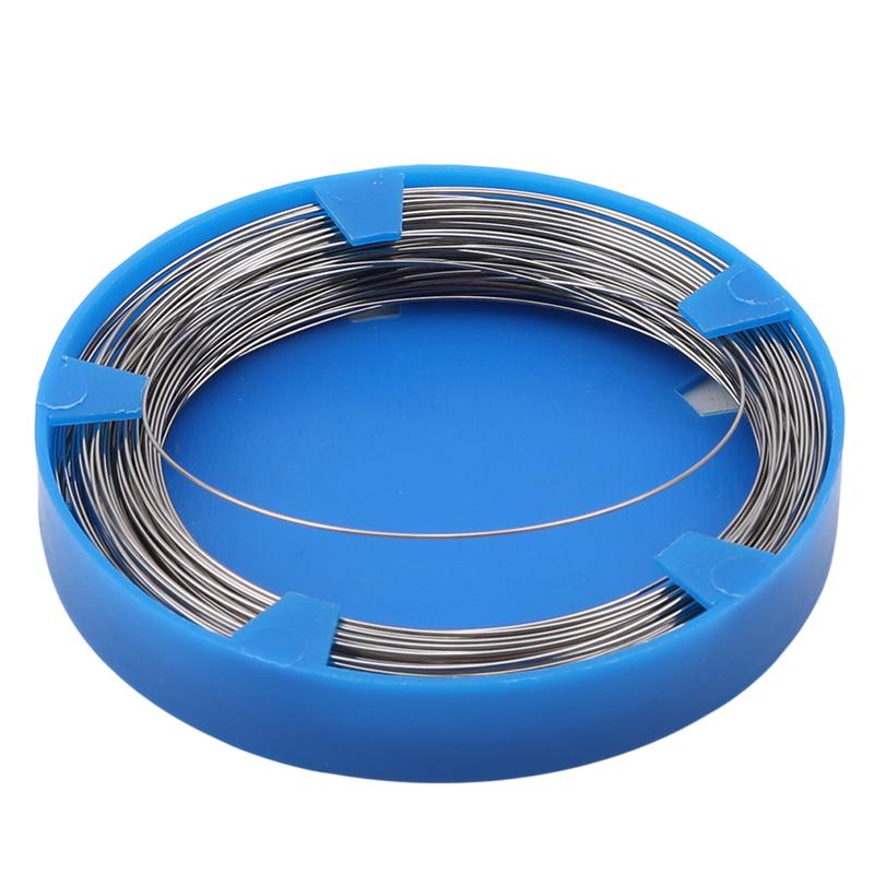 Стоматологическая проволока из нержавеющей стали 0,5/0,6/0,7/0,8/0,9/1,0 мм для хирургических инструментов для ортодонтических зубов