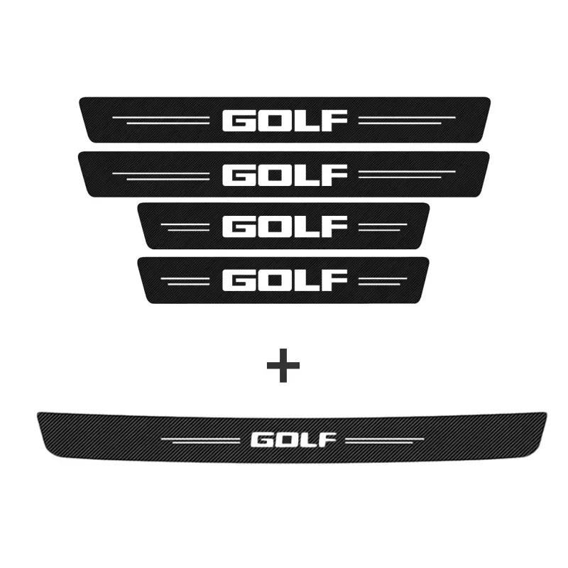 AUYGS1 Car Threshold Tape Door Sill Sticker for Volkswagen VW GOLF 3 4 5 6 7 8 VW MK4 MK5 MK6 MK7 GTD GTI GLI Trunk Bumper Guard Strips