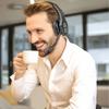 Регулируемая Bluetooth-гарнитура с микрофоном, шумоподавление ENC для профессионалов службы поддержки, оптимизированный звук