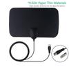 4K 1080P 25DB High Gain HD TV DTV Box Digital TV Antenna 4000Mile Booster Active Indoor Aerial Flat Design For DVB-T2 TV Antenna