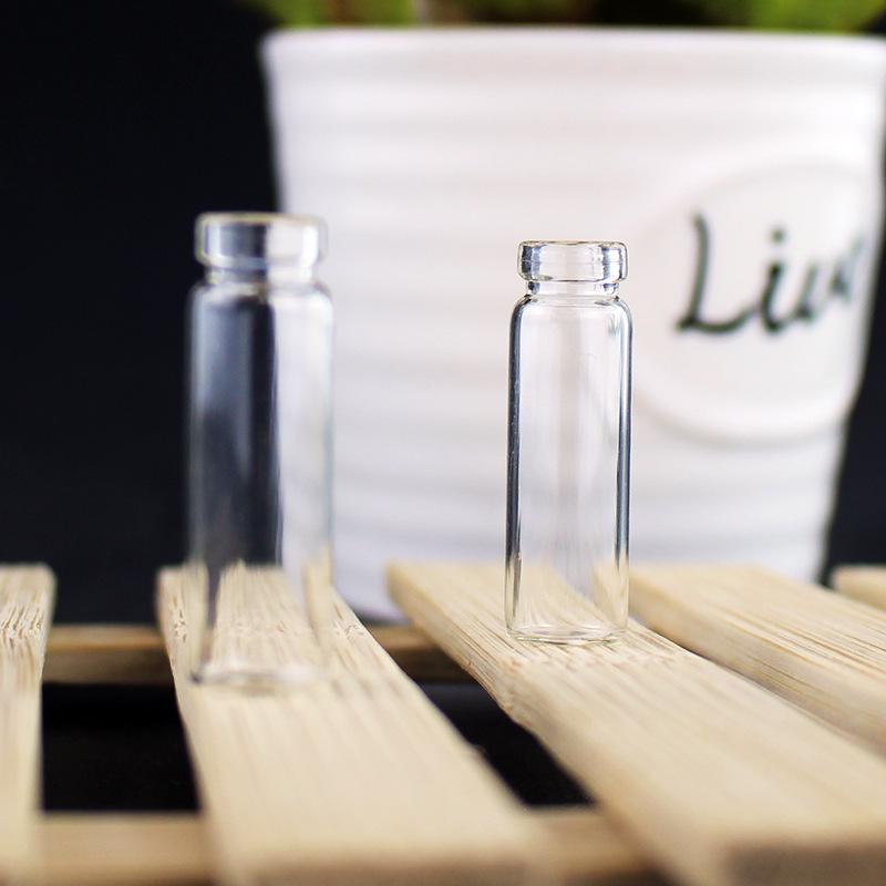 Adorable Mini Glass Wish Bottles with Cork Lids and Plastic Stoppers for DIY Projects