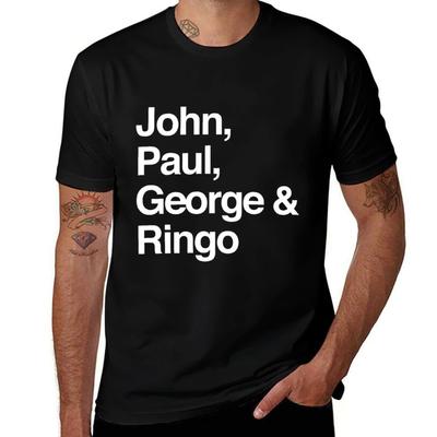 Футболка John Paul George Ringo Спортивная Базовая Влагоотводящая Футболка