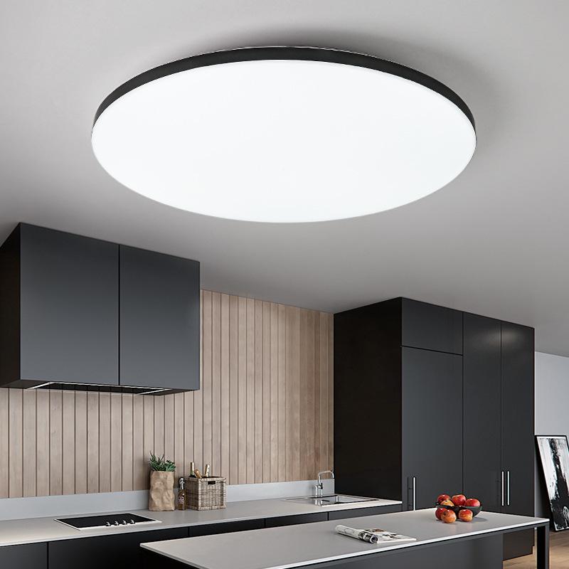 Ультратонкий водонепроницаемый светодиодный потолочный светильник для ванной комнаты, балкона, спальни, кухни и коридора.