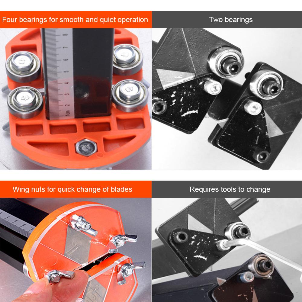Резак для гипсокартона, ручной прецизионный режущий инструмент, портативный для гипсокартона, ручной толкатель с двойной рукояткой