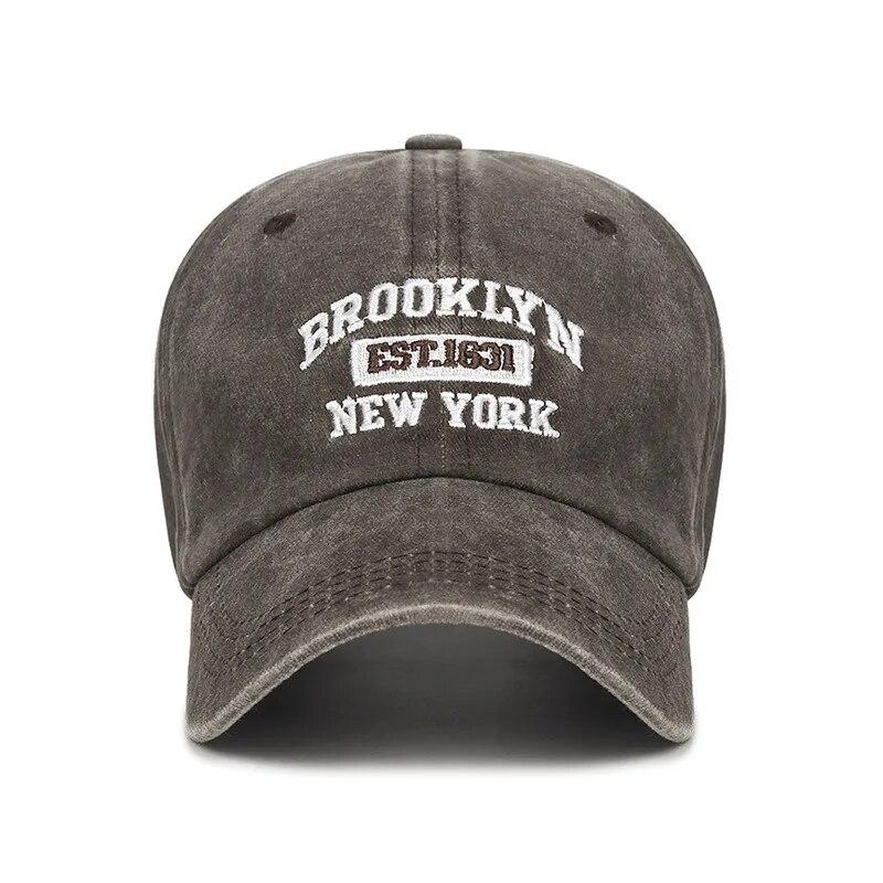Корейская версия бейсбольной кепки Four Seasons New Curved Brim Washed Retro Covered, уличное солнцезащитное козырьковое покрытие, состаренная бейсболка унисекс