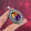 Bi-Color Tourmaline 925 Solid Sterling Silver Pendant, Handmade Gemstone Pendant Jewelry, Gifts For Wife Brand New Pendant