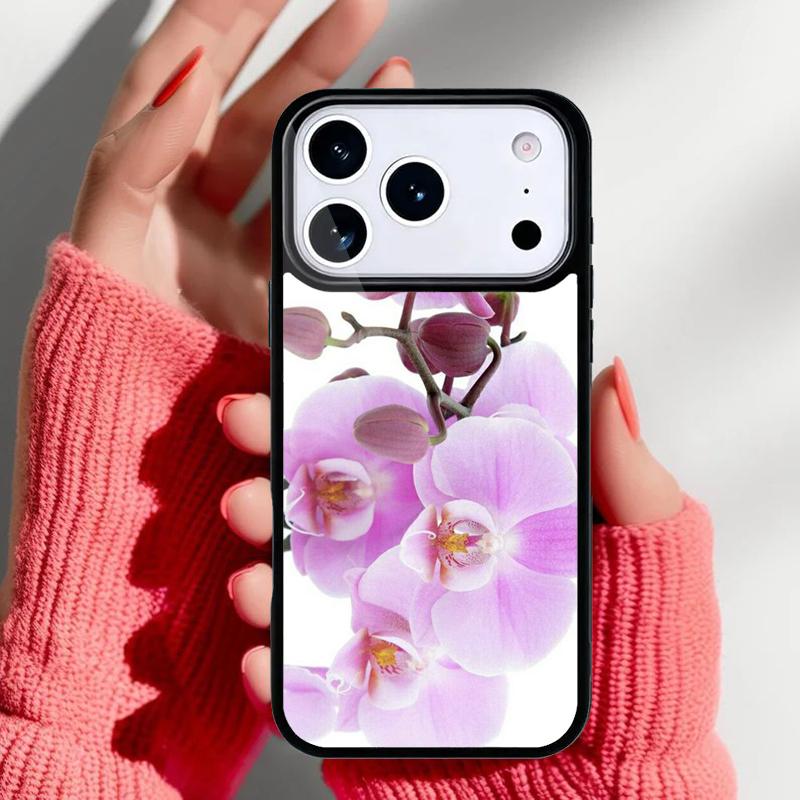 Цветы Орхидеи Разноцветный мягкий чехол для телефона для iPhone 17 Air 16e 15 14 13 Pro Max Задняя крышка для 12 11 Pro Coque