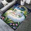 Office Carpet Soft and Comfortable Sofa Rug for Under Chairs, Protection Mat with Cute Teddy