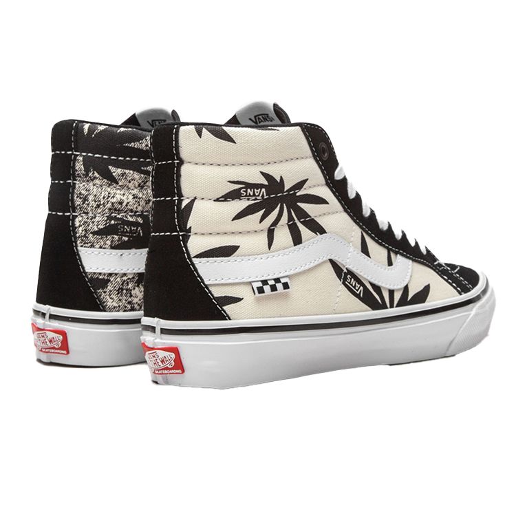 Vans Skate Sk8-Hi Reissue Grosso 88 - черные кроссовки Palms Unisex True-White VN0A5KYR431