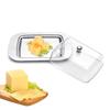 Convenient Butter Dish Elegant Butter Servings Tray with Lid Practical Butters Holder Container Practical Kitchenwares