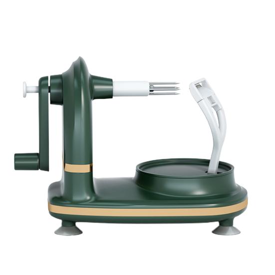 Изготовленный из прочного материала ABS+PC, этот овощечистка оснащен острыми лезвиями из нержавеющей стали, которые могут быстро тонко нарезать груши, не теряя при этом слишком много мякоти.