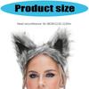 Ручная работа Искусственный мех Лисы Волчьи уши Ободок Хэллоуин Рождество Косплей Костюм Аксессуары Меховые Животные Уши Обруч для волос