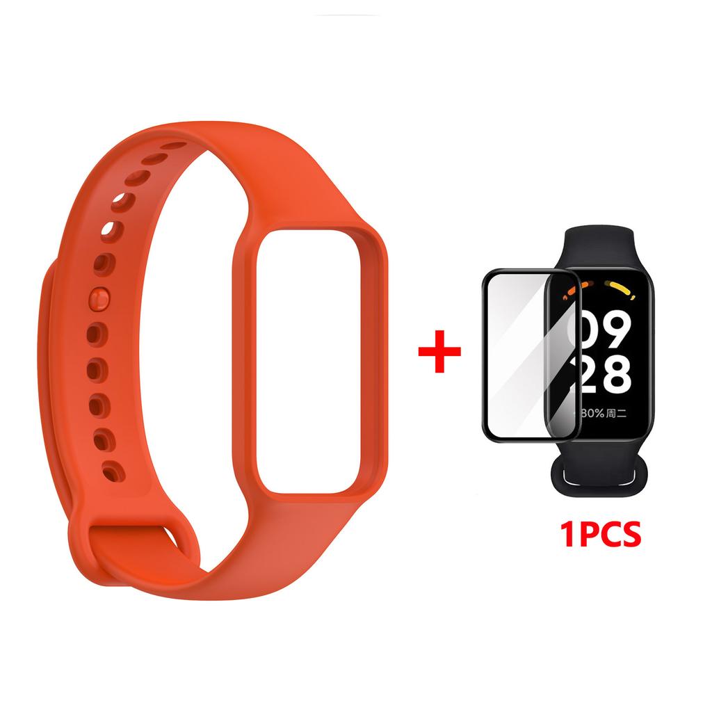 Replacement Strap For Redmi Smart Band 2 Silicone Watchbands Strap For Xiaomi Smart Band 8 Active Strap Bracelet