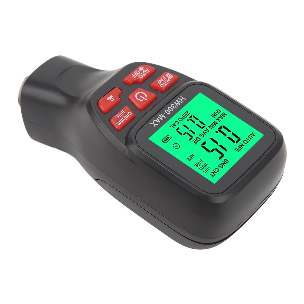 Coating Thickness Gauge High Accuracy Digital Thickness Measuring Tool for Metal Coating Film Paint 0‑2000um