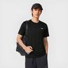 Li-Ning Модная универсальная дышащая удобная футболка с коротким рукавом мужская черная ATSW831-1