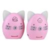 Audio Baby Monitor 2.4GHz Wireless Music 2 Way Voice Small Night Light Walkie Talkie 100?240VPink