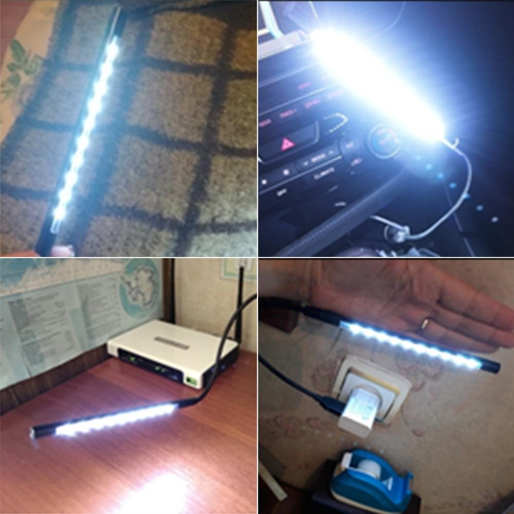 Xiaomi USB LED Book Light USB Powered Metal Material 10 LED Flexible Night Lamp For Laptop PC Computer Notebook Book Reading Lights